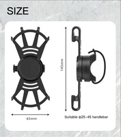 Clip universel en Silicone de haute qualité, Support de téléphone pour vélo Scooter, Support de sable pour vélo, Support de moto pour Smartphone