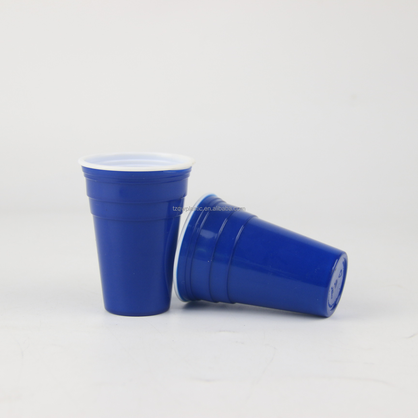 2oz/70ml Red Mini Party Cup Plastic Shot Glass-Blue