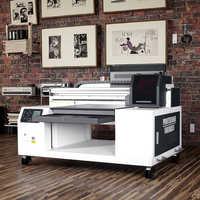 Xp600 Head UV Flatbed Printer mudah dioperasikan 40*50Cm pada kayu kaca PVC akrilik & casing telepon jenis tinta termasuk