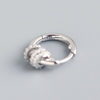 S925 Argent Plaqué Or Filles Hypoallergénique Huggie Boucles D'oreilles Petites Boucles D'oreilles En Argent Sterling Huggie Hoop avec Anneaux Cercle