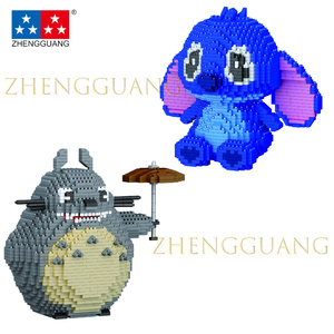 Zhengguang juguetes más vendidos dibujos animados Stiches rompecabezas para niños rompecabezas juguetes partículas pequeñas Micro bloques de construcción - Product Image 6