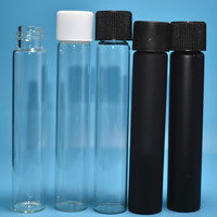 Tube à cigares en plastique hermétique de 109 à 116 mm, bouchons anti-enfants, bouchon à pression, pré-conteneur, bouteille à rouler, bouteilles en verre anti-enfants