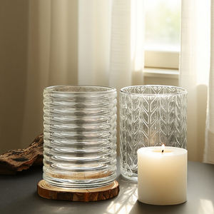 Décoration nordique personnalisée <span class=keywords><strong>Pot</strong></span> à bougie classique promotionnel Conteneurs à bougie vides transparents et épais Porte-gobelets <span class=keywords><strong>Petit</strong></span> <span class=keywords><strong>pot</strong></span> à bougie - Product Image 6