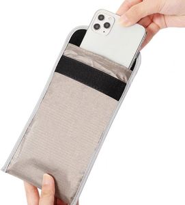 EMF Faraday Túi GPS điện thoại chặn tín hiệu túi RFID lá chắn Pouch điện thoại di động bảo vệ sự riêng tư chìa khóa xe chống theo dõi chống gián điệp - Product Image 1