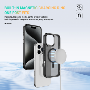 Étui de protection magnétique à charge sans fil rapide, sensation de peau, TPU+PC, pour <span class=keywords><strong>iPhone</strong></span> 16 Pro Max Air 15 14 13 12, <span class=keywords><strong>coque</strong></span> de téléphone - Product Image 6