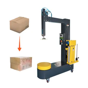 SJB completamente automatico macchina di avvolgimento senza pallette piccola scatola di cartone macchina per l'imballaggio di pallet alla rinfusa contenitore