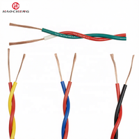 Câble torsadé flexible RVS H05V-K, fil torsadé à paires torsadées UL2547, fil de connexion en cuivre torsadé isolé en PVC