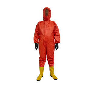 Chemical Protective Suit One-Piece Welded Seam Regular Fit Level A Vapor-Protective Fire Protection Anti-Chemical Heavy-Duty - Product Image 2