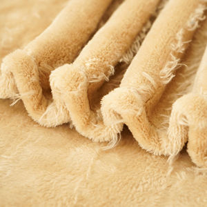 Brown <b>Fleece</b> <b>Throw</b> Blanket Extra Large, Super Soft and Warm Blankets Bed Waffle Textured, Fuzzy and Lightweight - Product Image 5