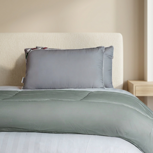 Hypoallergenic Far Infrared 100% Bamboo Charcoal Fiber Filling & Solid Cotton Cover <b>Neck</b> Blank <b>Pillows</b> - Product Image 1