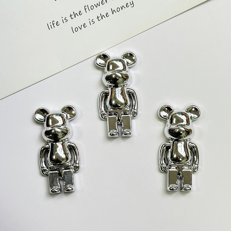 Orso grande elettroplaccato 47*22mm