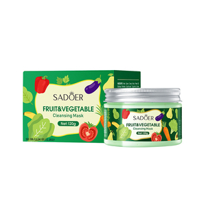 Maschera detergente viso SADOER alla frutta e verdura, pulizia profonda del sebo, trattamento rinfrescante per la pelle, vendita all'ingrosso - Product Image 1