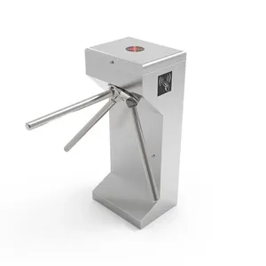 An ninh cao Tripod cửa quay thông minh kiểm soát truy cập 304 thép không gỉ cho người đi bộ <span class=keywords><strong>swing</strong></span> rào cản - Product Image 1