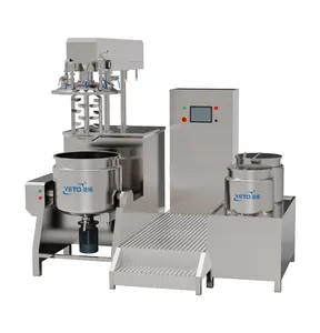 Tandpasta Productie Apparatuur Vacuüm Emulgator High Shear Mixer Homogenisator Machine Voor Het Maken Van Cosmetische Cream Pasta