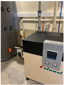 Pompe à chaleur eau-eau Folansi 29 kW, fournie par l'usine, pompe à chaleur géothermique, pompe à chaleur eau-sel. - Product Image 5