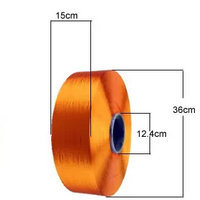 Fil FDY 100% polyester 150D/48F de couleur vive, fourni directement par l'usine, fil textil en filament de qualité supérieure, stable et très demandé, fabriqué en Chine