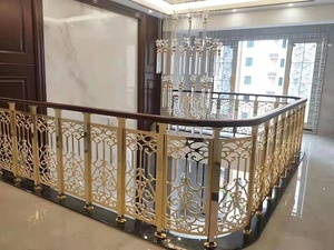 Cầu Thang Lan Can Lan Can Nhôm Vật Liệu Hàng Rào Thiết Kế Sang Trọng Cầu Thang Lan Can Nhôm Trụ Cột - Product Image 6