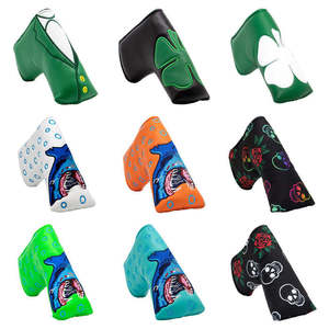 New Style Wholesale Custom Embroidery Logo <b>Putter</b> <b>Covers</b> Golf Blade <b>Putter</b> <b>Cover</b> With Magnetic Closure - Product Image 2
