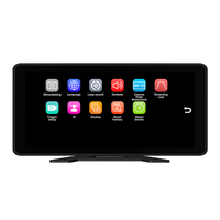 Enregistreur vidéo en boucle AHD Full HD 1080P 4 canaux 10,36 pouces avec écran IPS pour voiture, camion, camping-car, remorque à benne basculante - Boîte noire mobile MP5 DVR