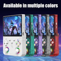 Console de jeu portable rétro OEM R36 Ultra X Écran IPS 4,5 pouces, Manche à levier RGB 3D, système Linux, Wi-Fi et combats en l