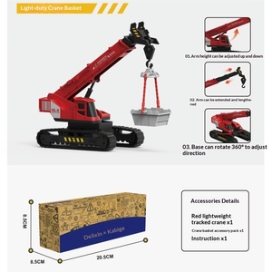 Juguete de Grúa de Simulación para Niños con Cesta, Material TPE y Silicona, 22 cm, Modelo de Vehículo de Ingeniería para Edades de 2 a 13 Años - Product Image 3