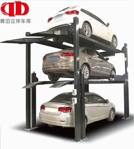 Promotion : Pont élévateur à quatre montants triple empilage, élévateur automobile d'occasion, mini-élévateur pour voitures, système de stationnement hydraulique, équipement de <span class=keywords><strong>garage</strong></span> personnalisé - Product Image 3