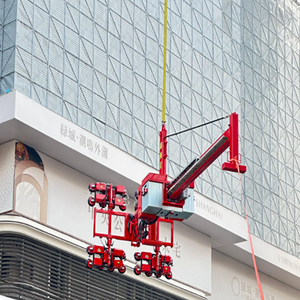 Sollevatore a Vuoto per Vetri Bilanciato per l'Installazione di Finestre o Pareti Vetrate Sotto un Cantilever - Product Image 4