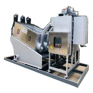 2000L Per hour Volute Screw Press Sludge Dewatering Machine for Sewage Sludge Treatment