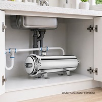 Système de filtration d'eau pour toute la maison, purificateur d'eau, 1000L, acier inoxydable 304, ultrafiltration PVDF, tuyau de 89 mm, CE RoHS