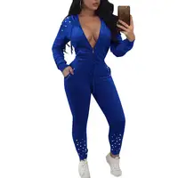 New design sexy ladies beaded jumpsuits in stock indian naked girls photos