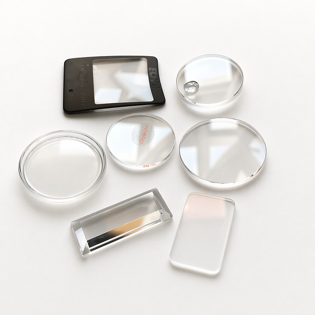 Custom Round Transparent Flat or Dome Sapphire Crystal Lens Customized Color Watch Glass