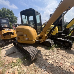 Peinture d'origine utilisée sur les petites machines de construction Caterpillar 304, zéro fuite de liquide, cylindres secs, chargement rapide en conteneur, en stock - Product Image 4