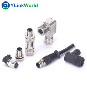 china foshan connector 2 3 4 5 6 7 8 9 10 12 16 pin din mini profibus t cable medical auto electrical water proof connector