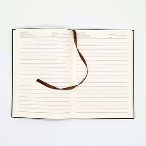 Cuaderno Personalizado de 100 Hojas A5, Estilo Bloc de Notas, con Cubierta Suave de Cuero PU, con Nombre Grabado, Texto y Logotipo, para Estudiantes - Product Image 3