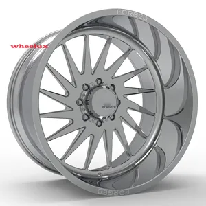 20x10 20x12 20x14 22x10 22x12 22x14 24x12 24x14 26x12 26x14 26x16 H style monoblock forged big truck wheels rims for America