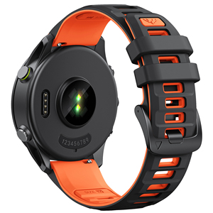 Bracelets de montre universels de 22 mm pour <span class=keywords><strong>Garmin</strong></span> Venu 3 Forerunner 265 255 pour Samsung Galaxy Watch 3 <span class=keywords><strong>S2</strong></span> Bracelet de montre sport en silicone - Product Image 5