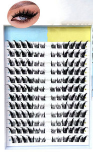 ขนตาปลอมสำหรับต่อขนตาส่วนบุคคลแบบทำมือกระจุกขนตาปลอมกลุ่มสไปกี้ - Product Image 6