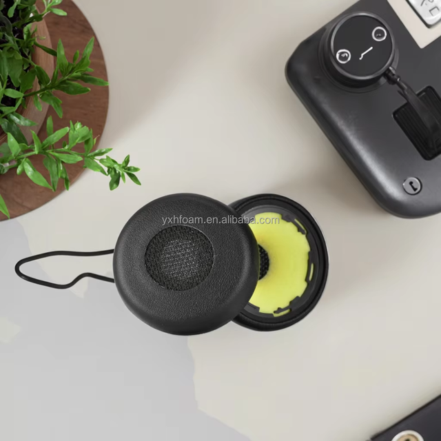 Fast Delivery Protein Leather Ear Pads Replacement Cushions Cover Headset Covers Earpads for Jabra Evolve 75 Headphones