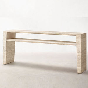 <span class=keywords><strong>Table</strong></span> <span class=keywords><strong>console</strong></span> en marbre naturel de style simple, style français, décoration de hall, <span class=keywords><strong>table</strong></span> de porche en pierre solide, design - Product Image 6