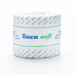 Giấy vệ sinh cuộn nguyên chất 100% từ bột giấy trắng, giấy ăn tự nhiên 2 lớp, 200 tờ, in nổi tùy chỉnh - Product Image 4