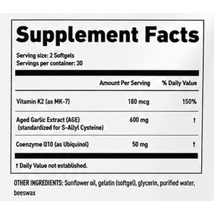 Complément en gélules molles d'extrait d'<span class=keywords><strong>ail</strong></span> <span class=keywords><strong>noir</strong></span> fermenté vieilli, végétalien, sans odeur, 600 mg, marque privée OEM, avec CoQ10 et Vitamine K2 - Product Image 4