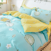 Article de literie de bonne vente de qualité Ensemble de quatre pièces Ensembles de literie Housse de couette de luxe