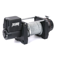 Treuil électrique 4x4 de haute qualité 12V/24V DC avec câble en acier et aluminium 20000 Lbs pour ATV/UTV
