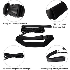 Conjunto de cinturón de entrenamiento de natación con cuerda de resistencia, bolsa de malla de nailon, equipo de fitness portátil para todas las edades - Product Image 2