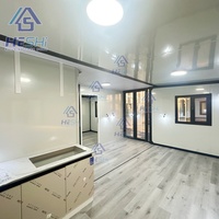 Maison conteneur préfabriquée extensible complète de 40 pieds sur 20 pieds, 1, 2, 3, 4 ou 5 chambres, cuisine de jardin, maison modulaire, cabane