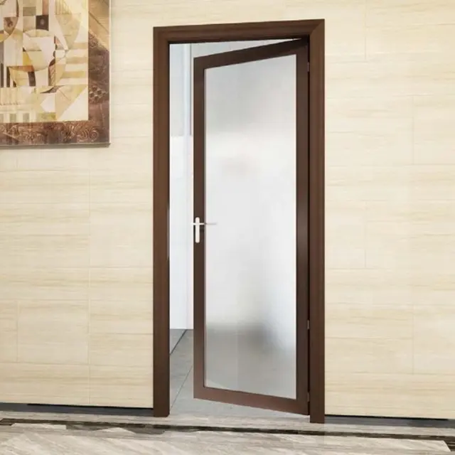 Звукостойкая Водонепроницаемая алюминиевая дверь для ванной комнаты