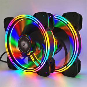 Ventilateur de boîtier de bureau silencieux SNOWMAN 120 mm <span class=keywords><strong>RGB</strong></span>, ventilateur de refroidissement PC silencieux 12 cm avec éclairage <span class=keywords><strong>RGB</strong></span> pour le refroidissement du processeur et du boîtier d'ordinateur - Product Image 5