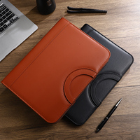 Carpeta Portadocumentos de PU, Organizador de Archivos, Personalizable, con Anillas, Planificador, Calculadora, Ranuras para Tarjetas, Carpeta de Documentos para Oficina