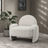 Canapé individuel de salon créatif et moderne en velours, style italien, pour la maison, fabriqué sur mesure en usine