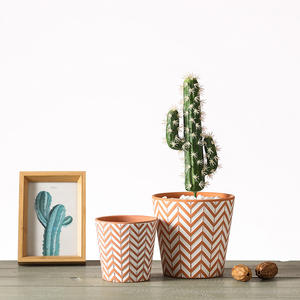 Décoration intérieure pour la maison, <span class=keywords><strong>pot</strong></span> à plantes succulentes en argile rouge, <span class=keywords><strong>pot</strong></span> en <span class=keywords><strong>terre</strong></span> <span class=keywords><strong>cuite</strong></span>, <span class=keywords><strong>pot</strong></span> à fleurs en céramique, vente en gros - Product Image 3